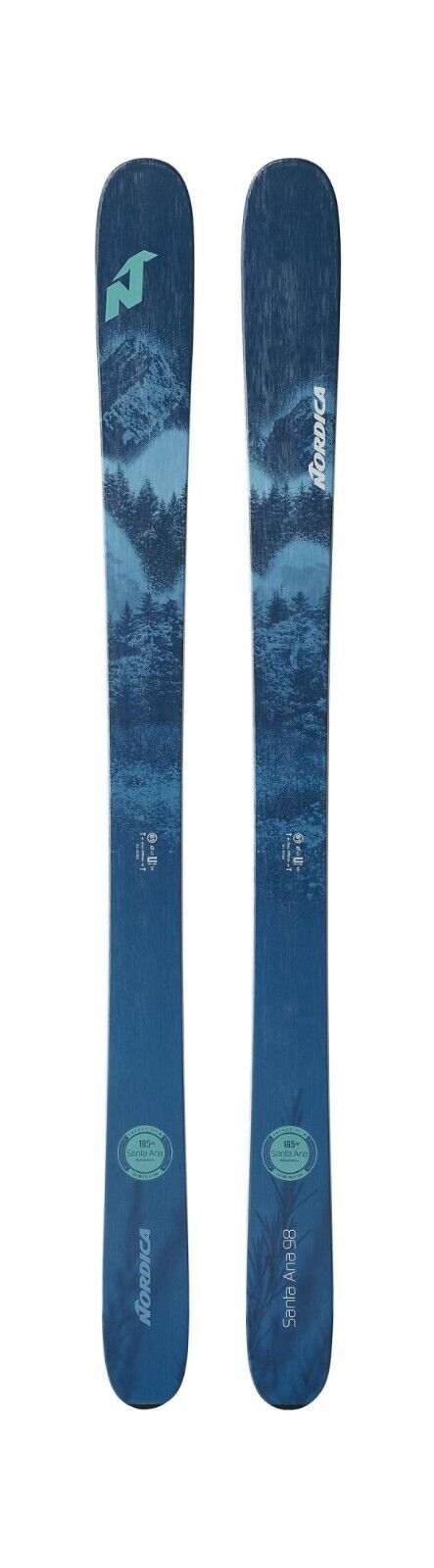 Sci Free SKI Freeride Donna  NORDICA SANTA ANA 98 Solo sci 2020/2021