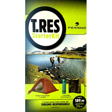 Kit Tenda Trekking Outdoor Escursionismo FERRINO T.RES T RES