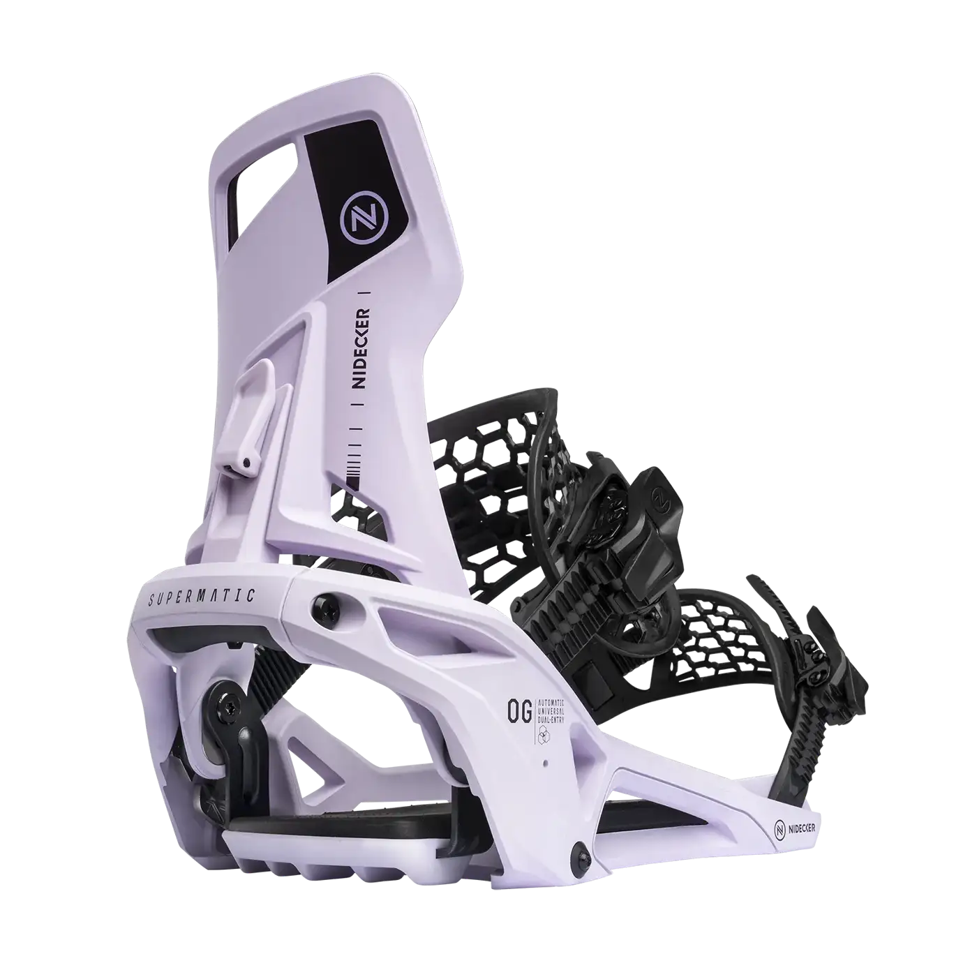 Attacchi Snowboard  AUTOMATICO UNIVERSALE  NIDECKER OG SUPERMATIC Heather 2025/26