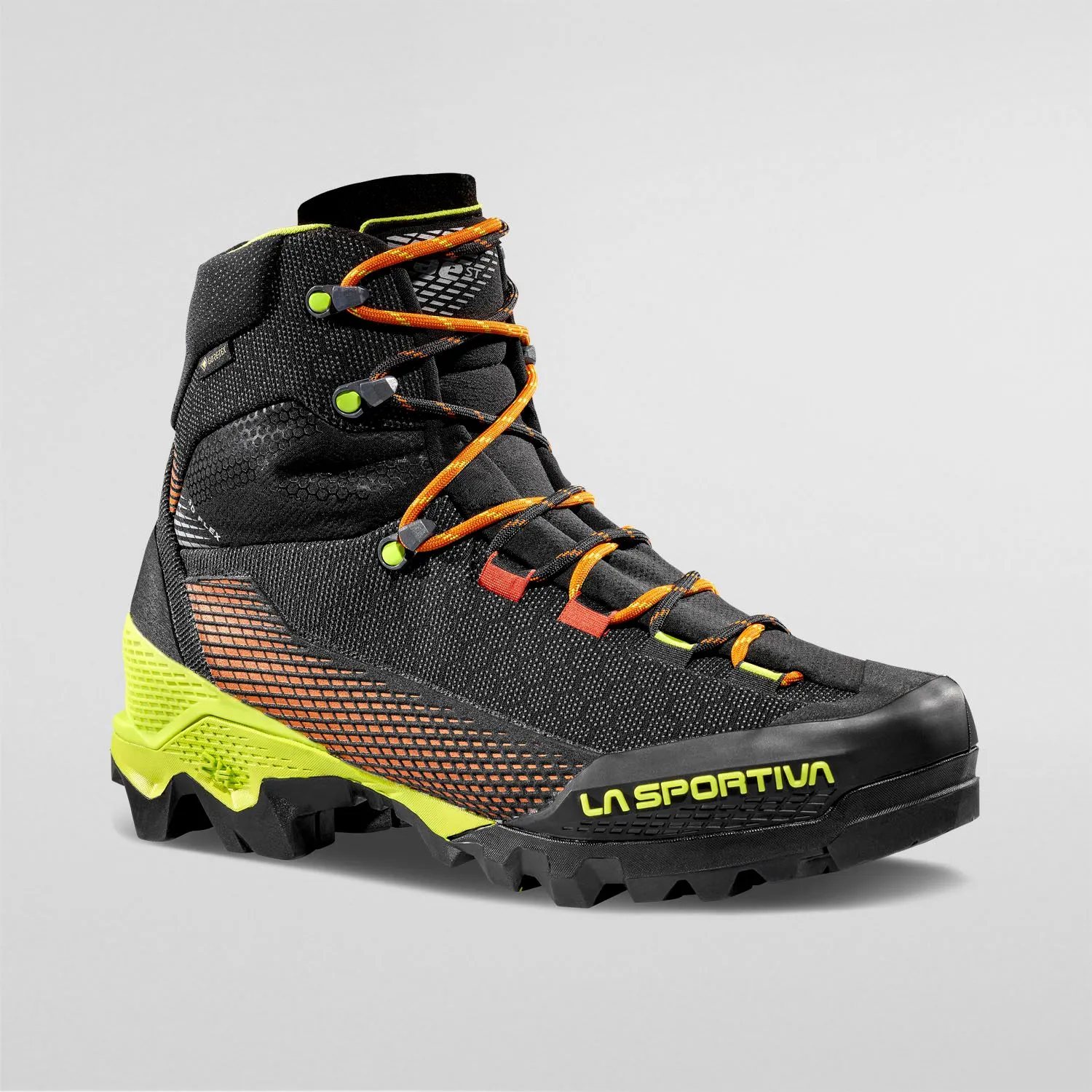 Scarpe Ramponabili Alpinismo LA SPORTIVA Aequilibrium ST GTX Carbon/Lime punch
