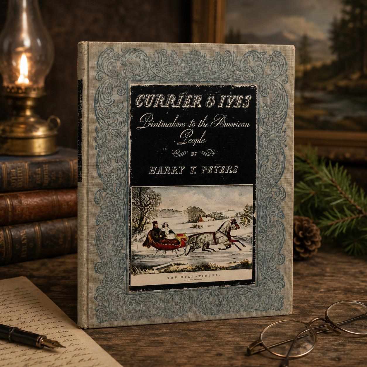 Currier & Ives 1942 Printmakers To The American People Hardcover Art Book